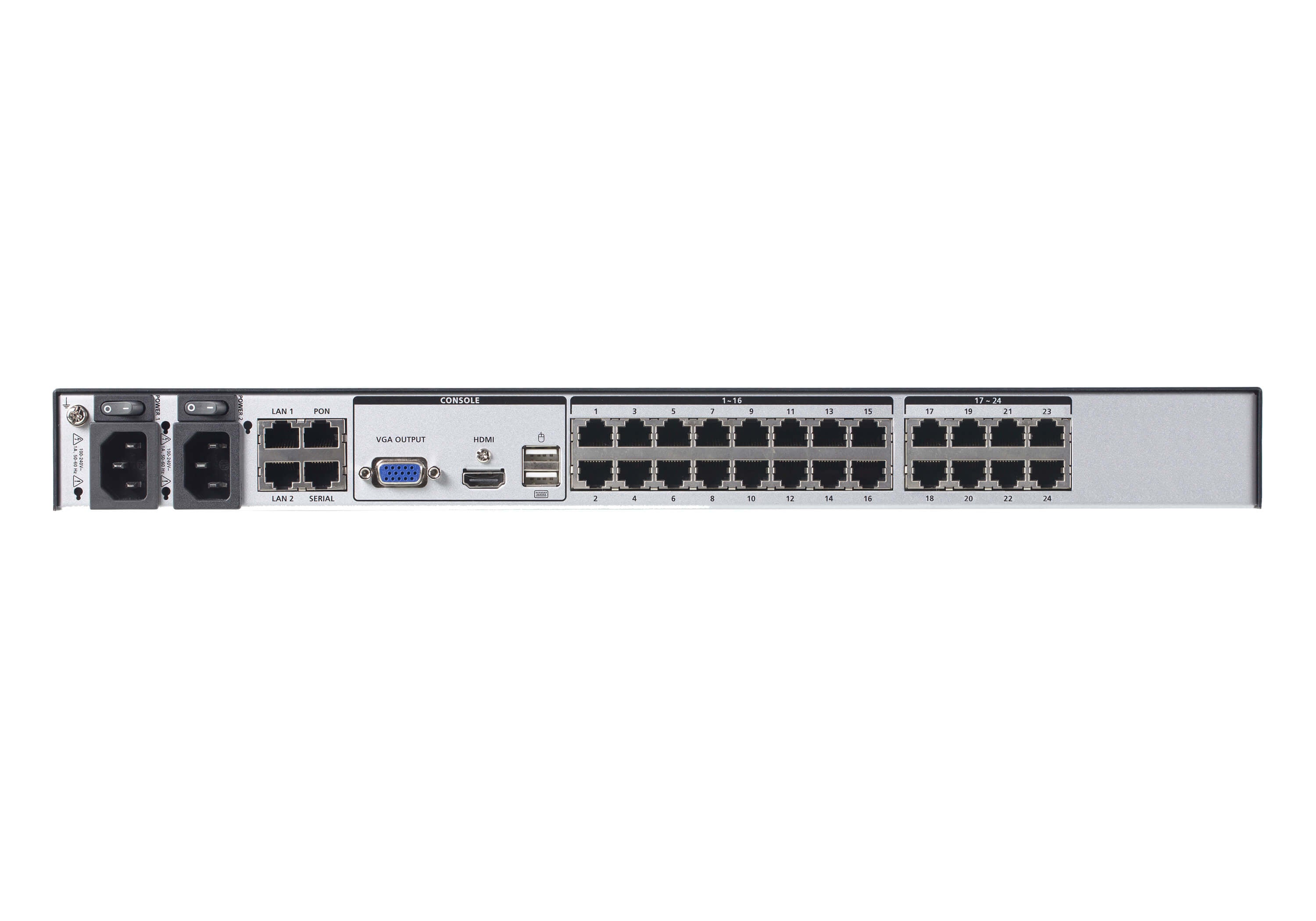 ATEN Premium KN4024VB  kvm IP 24 ports - 5 Users 1 Local /4 Distant sur IP