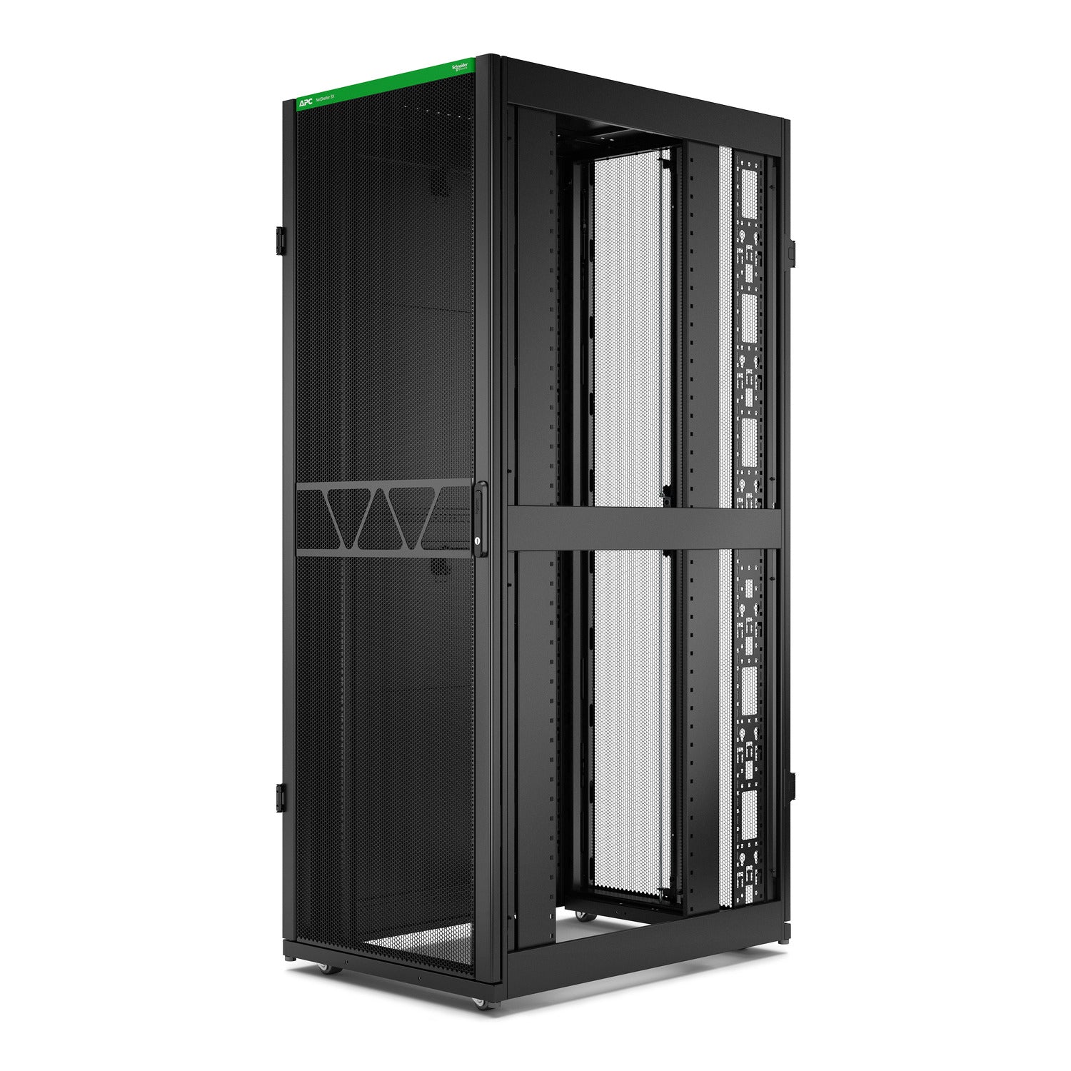 APC NetShelter SX Gen 2 Rack cabinet 2124H x 750W x 1070D mm with sides floor-standing Black 42U 19 TAA Compliant