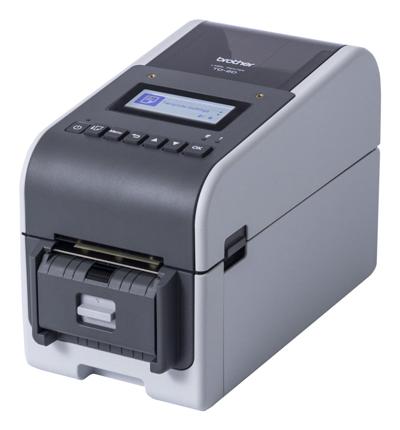 BROTHER 2p label printer USB connection 203dpi Ethernet Battery possible LCD display Bluetooth Wi-Fi