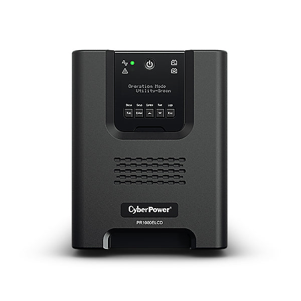 CyberPower PR1000ELCD alimentation d'énergie non interruptible 1 kVA 900 W 8 sortie(s) CA
