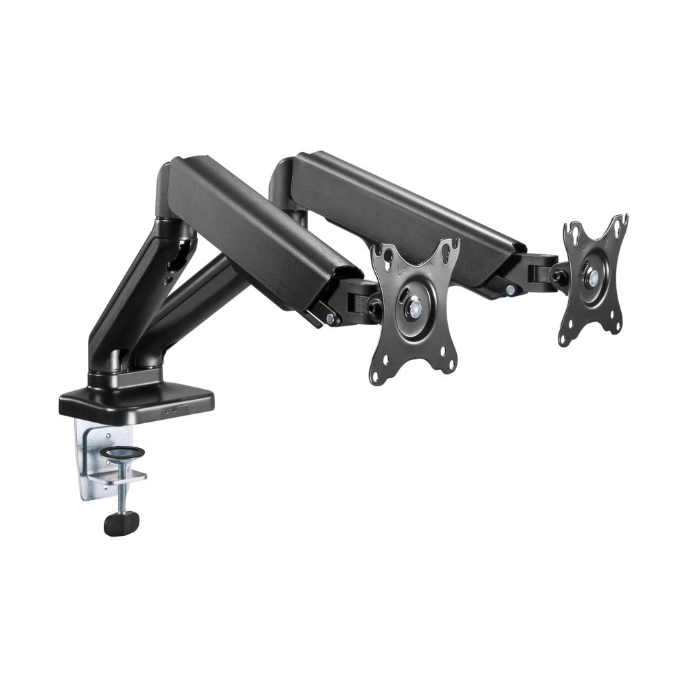 "Techly ICA-LCD 462B Support de double moniteur 17-32"" LCD 9kg rotatif a gaz"