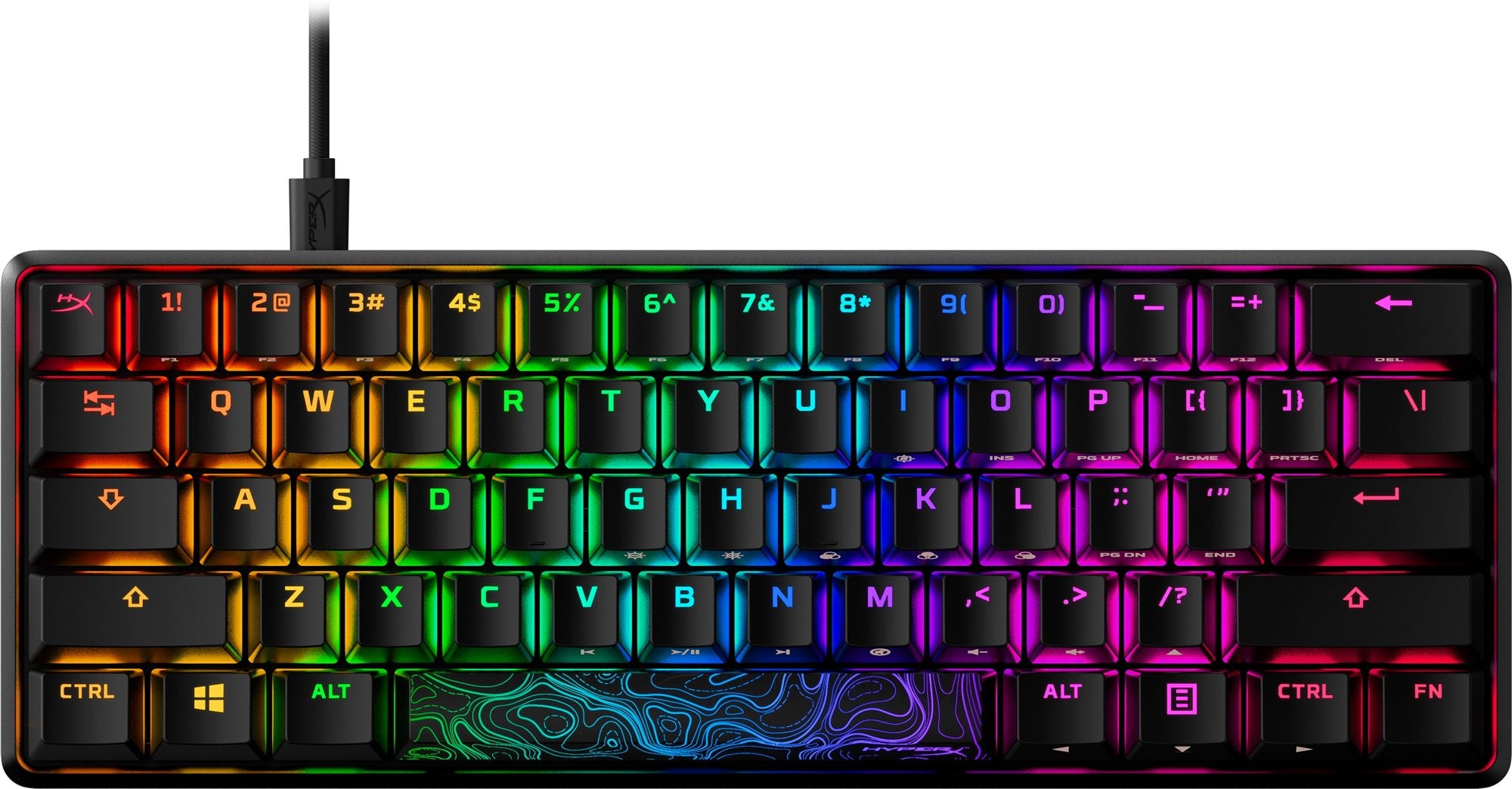 HyperX Alloy Origins 60 - Clavier Mécanique de Jeu - HX Red (Disposition US)