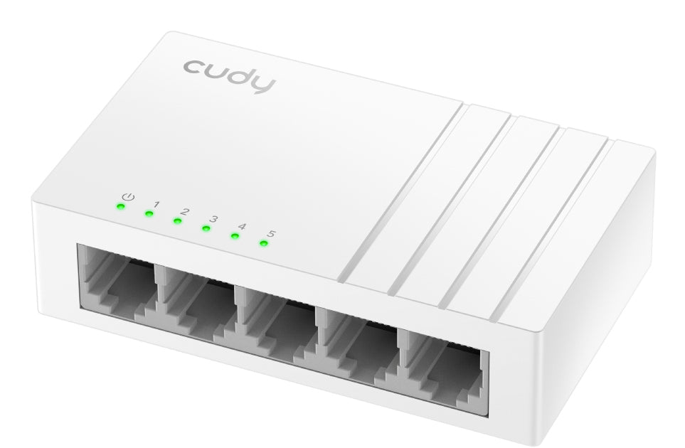 Cudy FS105D commutateur réseau Non-géré Fast Ethernet (10/100) Blanc