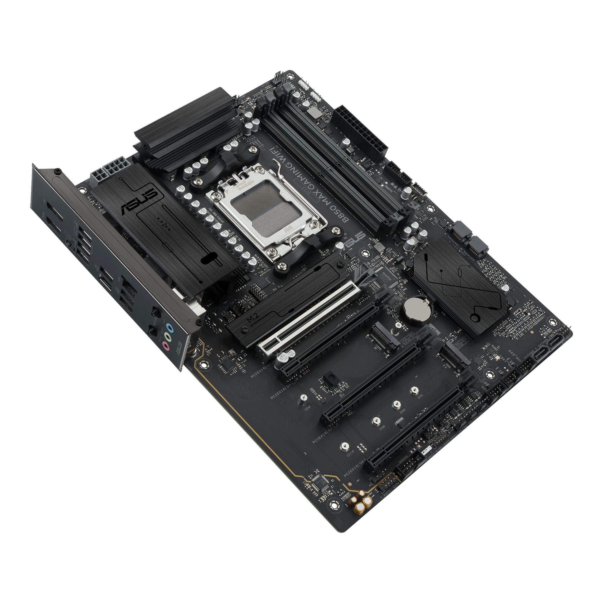 ASUS B850 MAX GAMING WIFI ATX motherboard 4xDDR5 1xPCIe 5.0 3xM.2 1xHDMI 1xDisplayPort 4xSATA