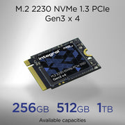 256GB SSD M.2 2230 NVME 1.3 PCIe Gen3 x4