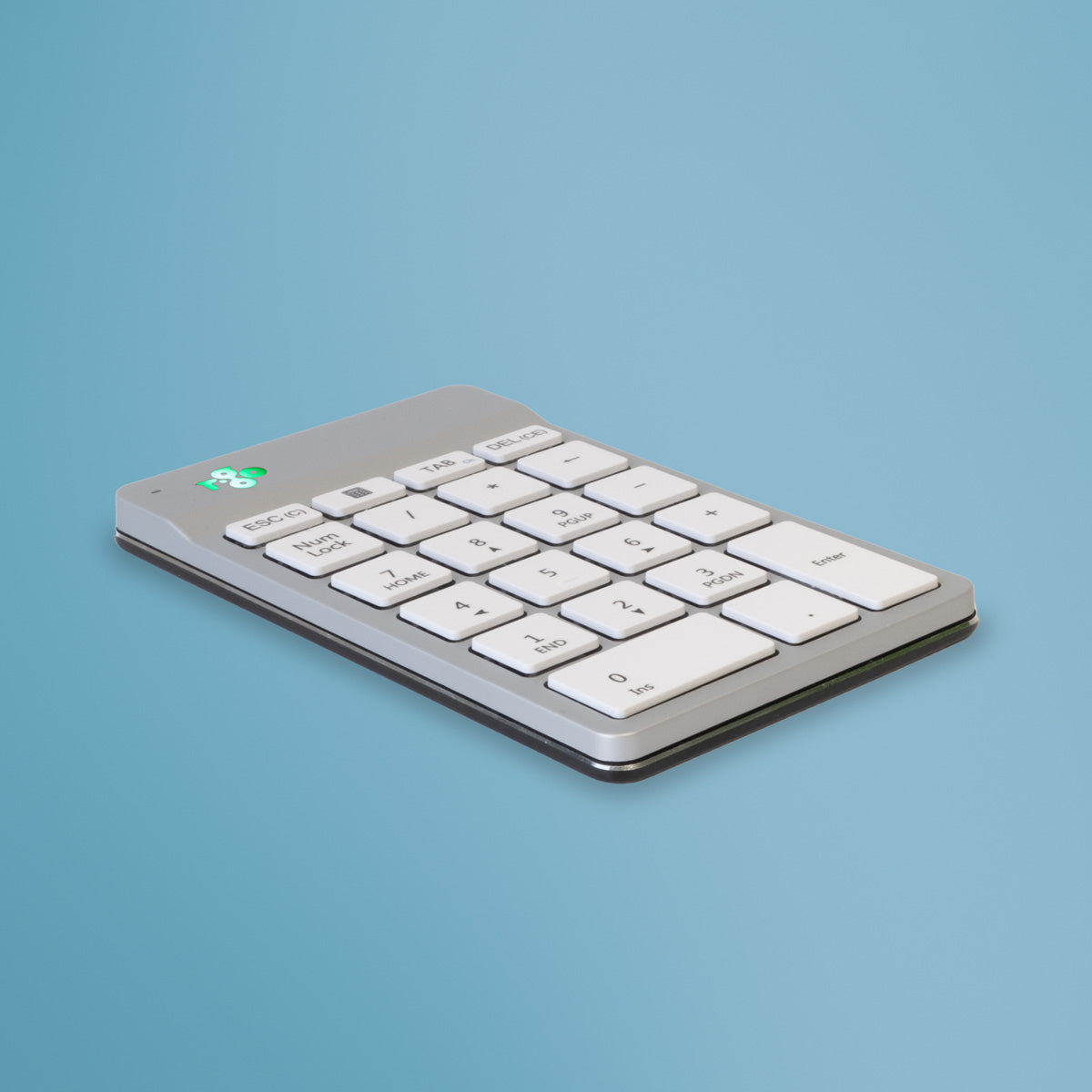 R-GO TOOLS Pavé num. Numpad Break, Bluetooth blanc/argent