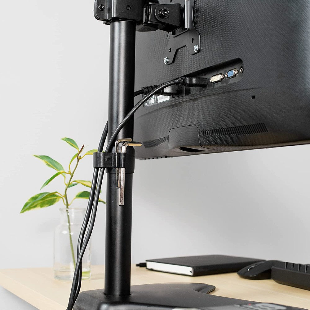 Techly ICA-LCD 2500 Support de moniteur rotatif pour écran LCD de 13 a 27” jusqu'a 10kg