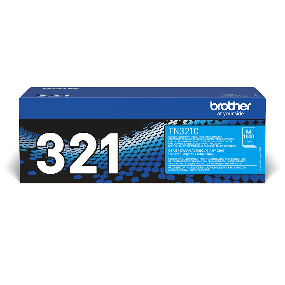 BROTHER TN-321C cartouche de toner cyan capacité standard 1.500 pages pack de 1