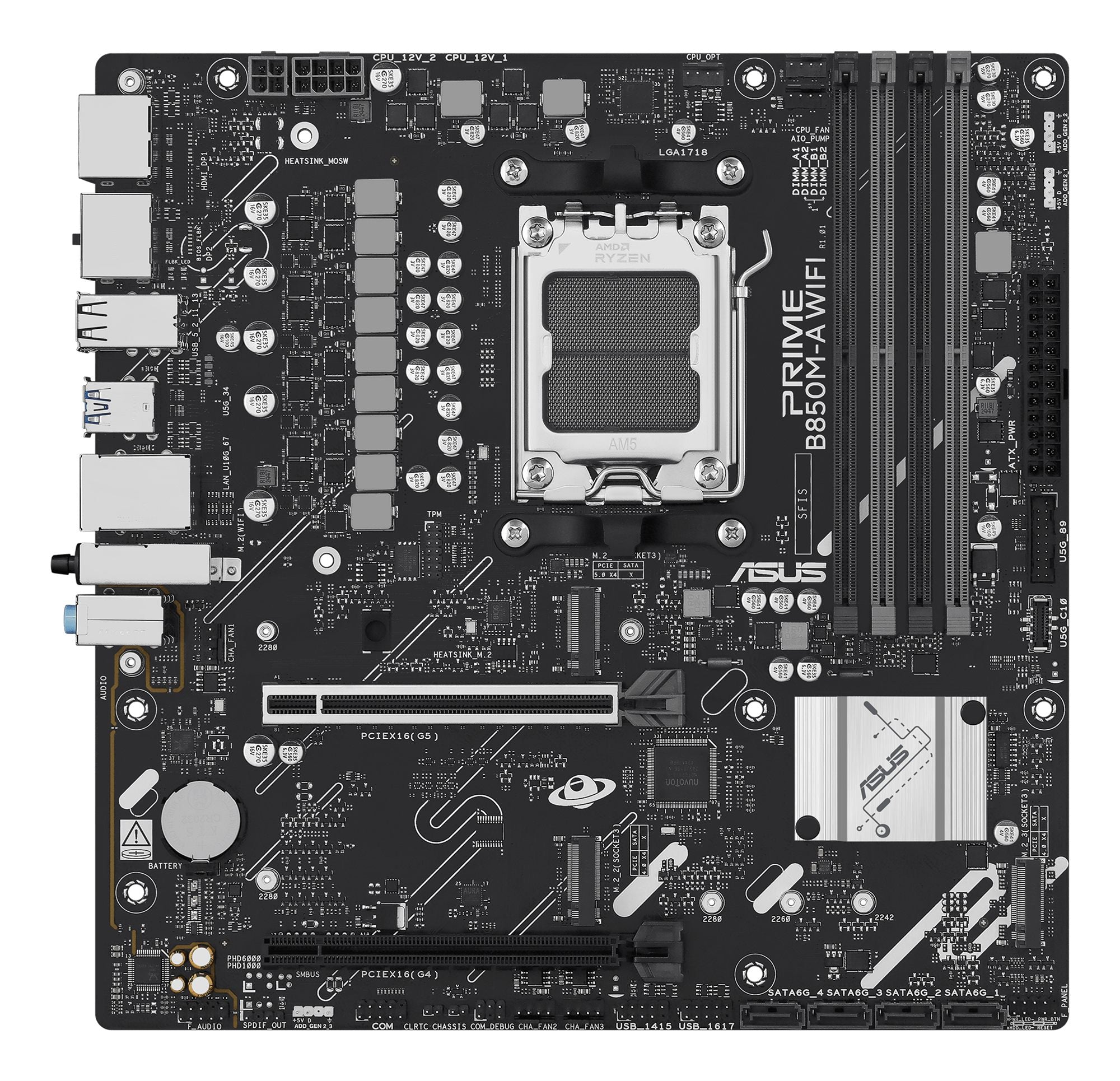 ASUS PRIME B850M-A WIFI AM5 MB 4xDDR5