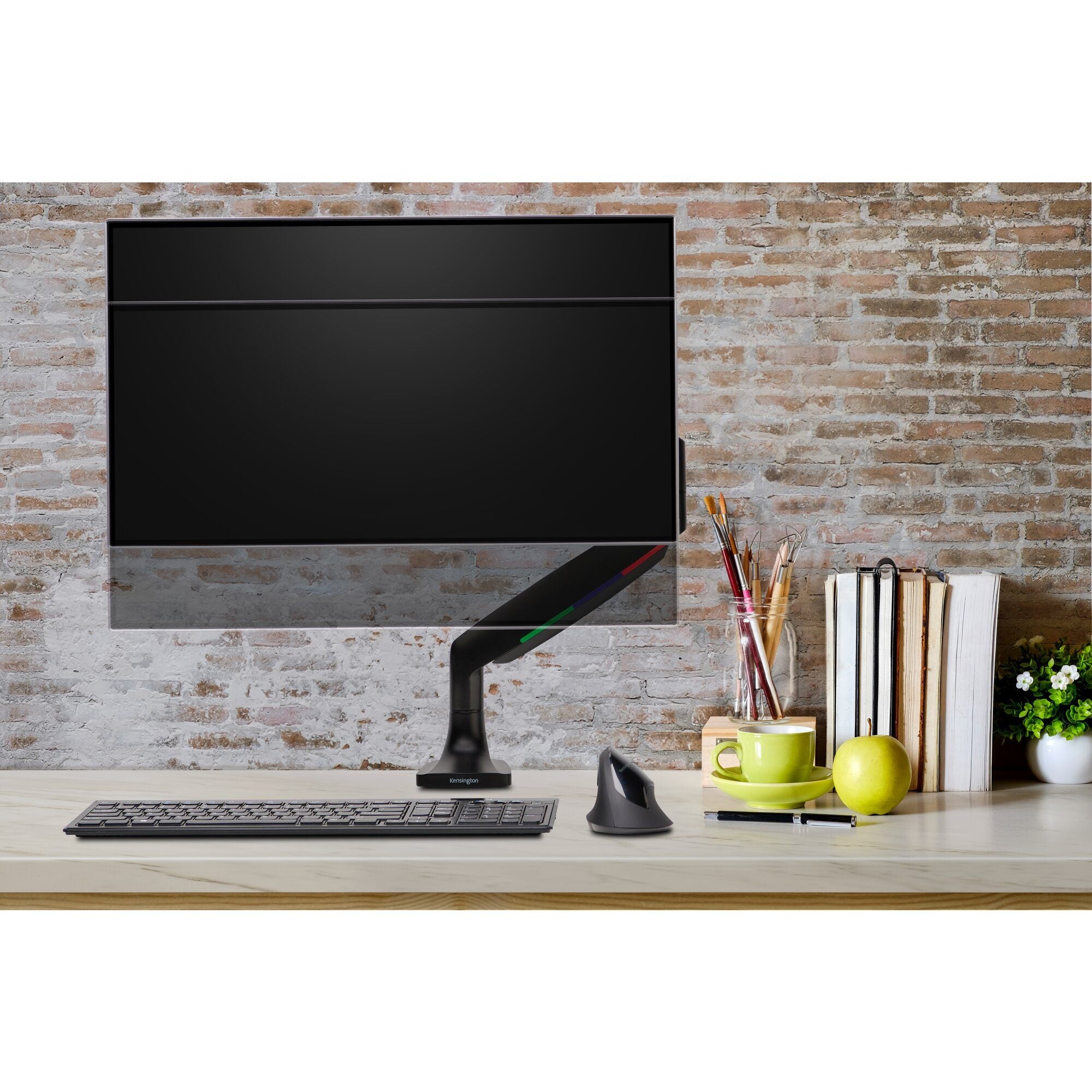One-Touch Height Adjust Single MonitArm