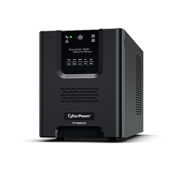 CyberPower PR1000ELCD alimentation d'énergie non interruptible 1 kVA 900 W 8 sortie(s) CA
