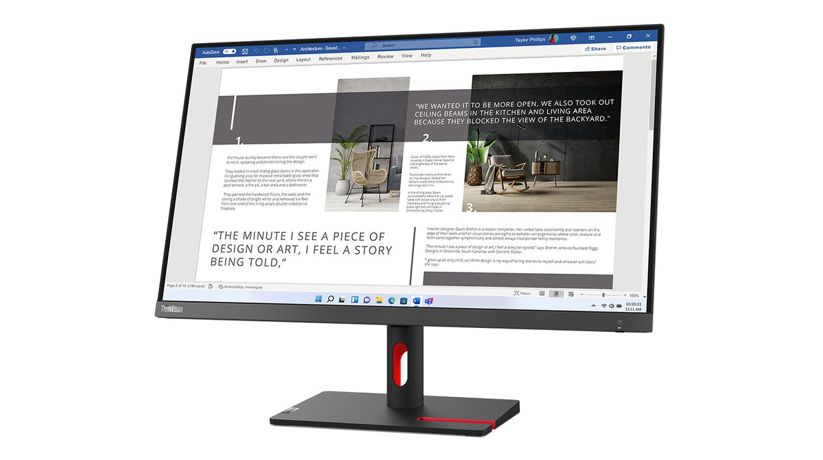 LENOVO ThinkVision S27i-30 27p IPS FHD 1920x1080 HDMI VGA 3Y