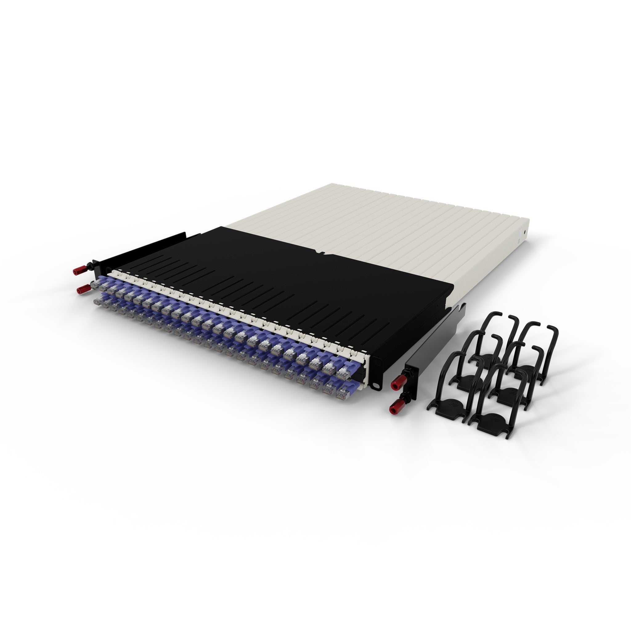 PATCHBOX ONE 24x CAT6A STP VIOLET 1,8 m 30U