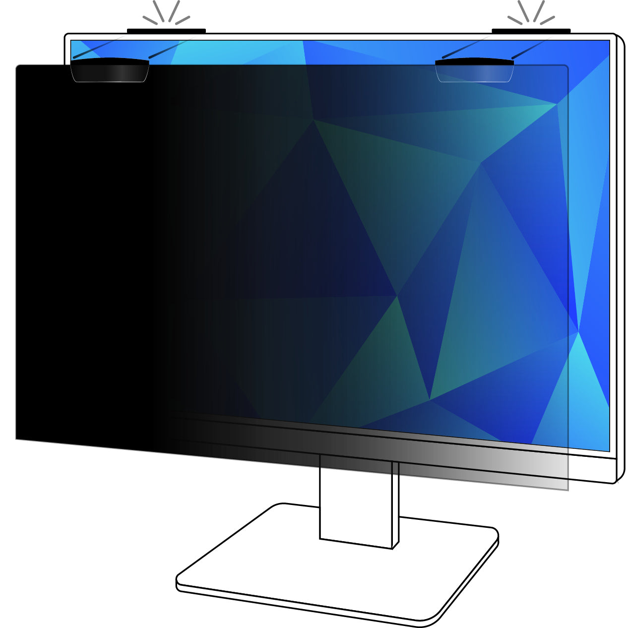 Filter 3M Privacy Full Screen 24in/16:10