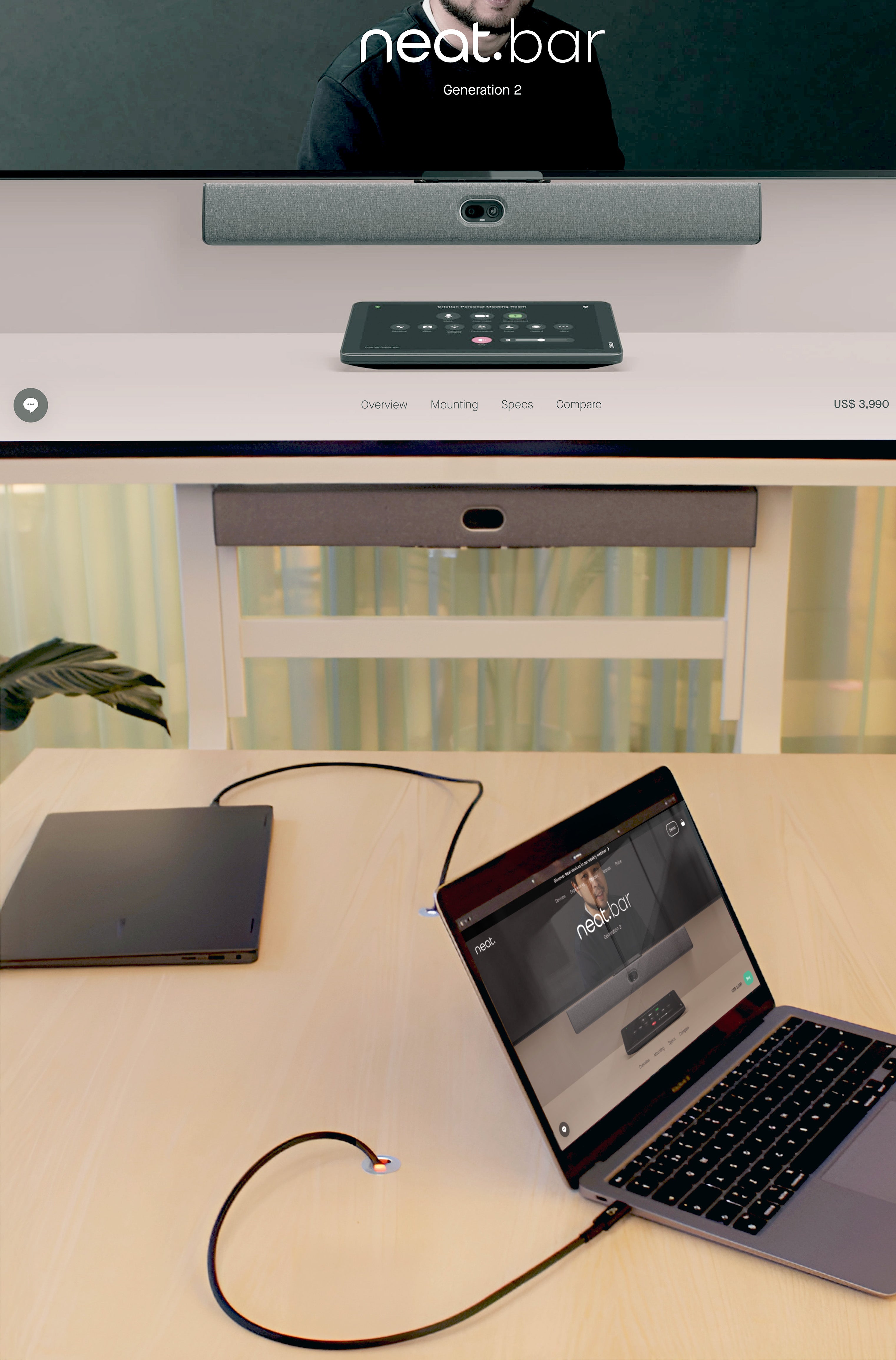 Ochno Socket, pull out, LED button, aluminium