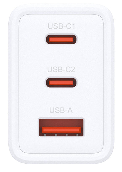 D-LINK 65W GaN Charger 2 USB-C ports 1 USB-A port Simultaneous Charging of 3 devices Fast charging