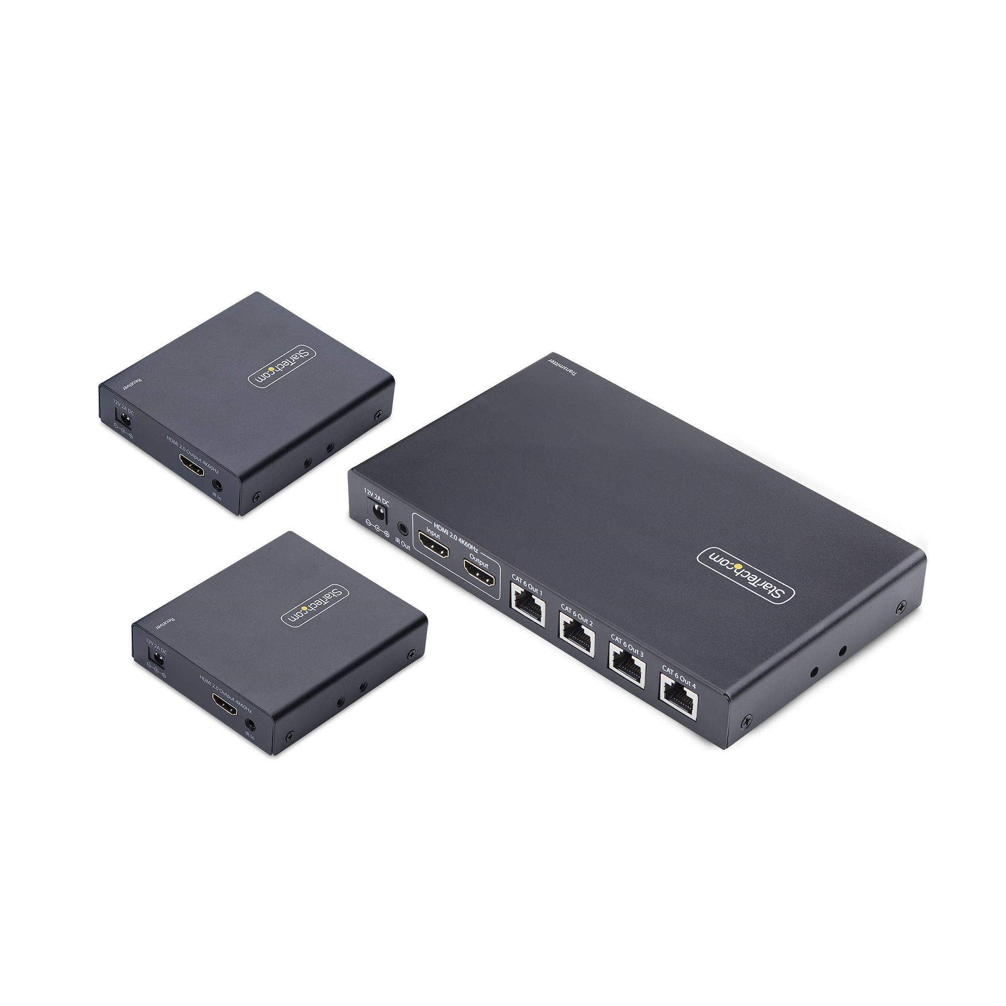 4-Port HDMI Extender/Splitter Over CAT6