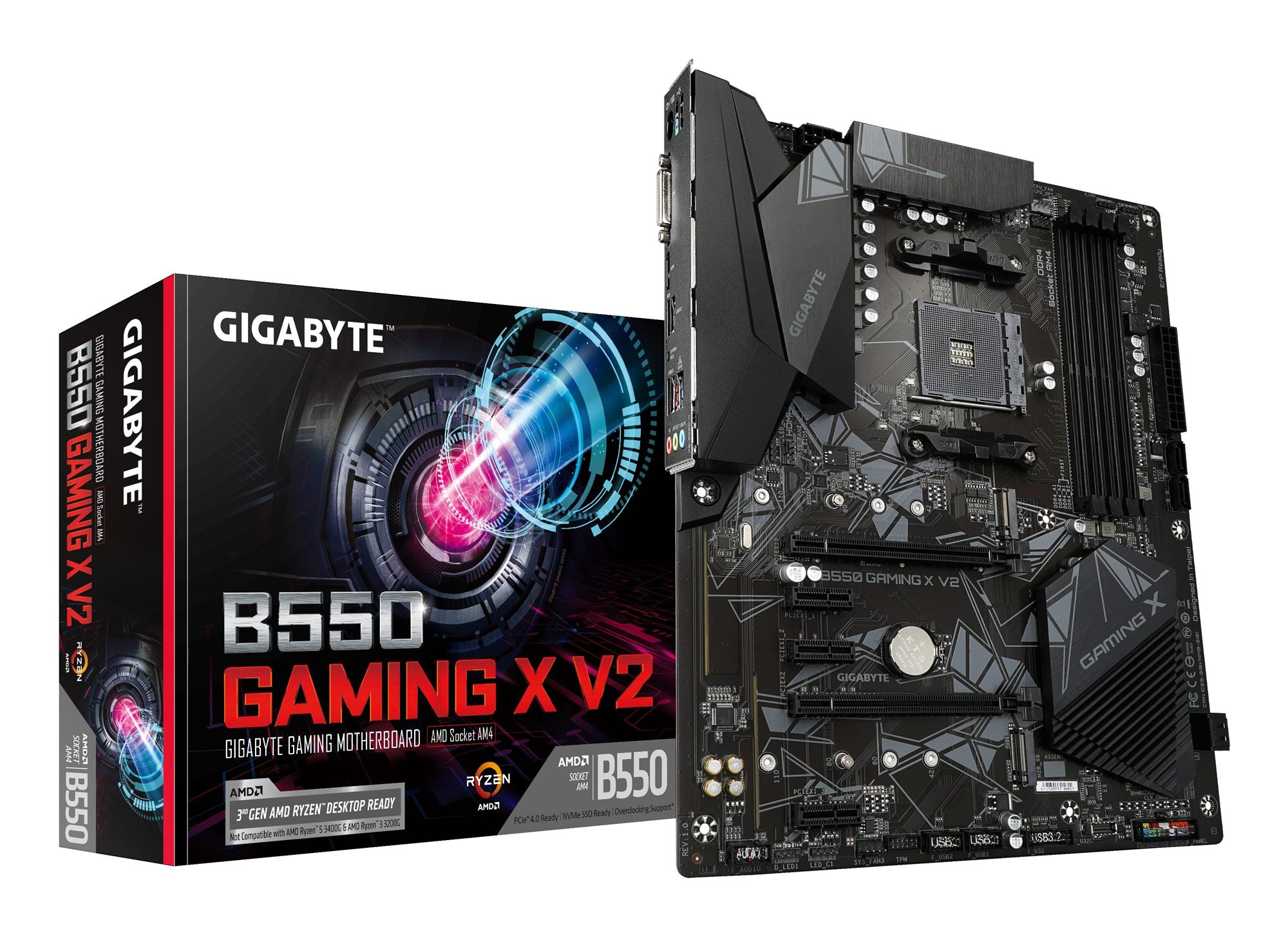 Gigabyte B550 Gaming X V2 AMD B550 Emplacement AM4 ATX
