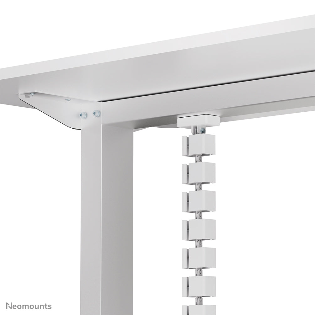 NEOMOUNTS Cable Spine Organizer for sit/stand desk frames magnet mounted white