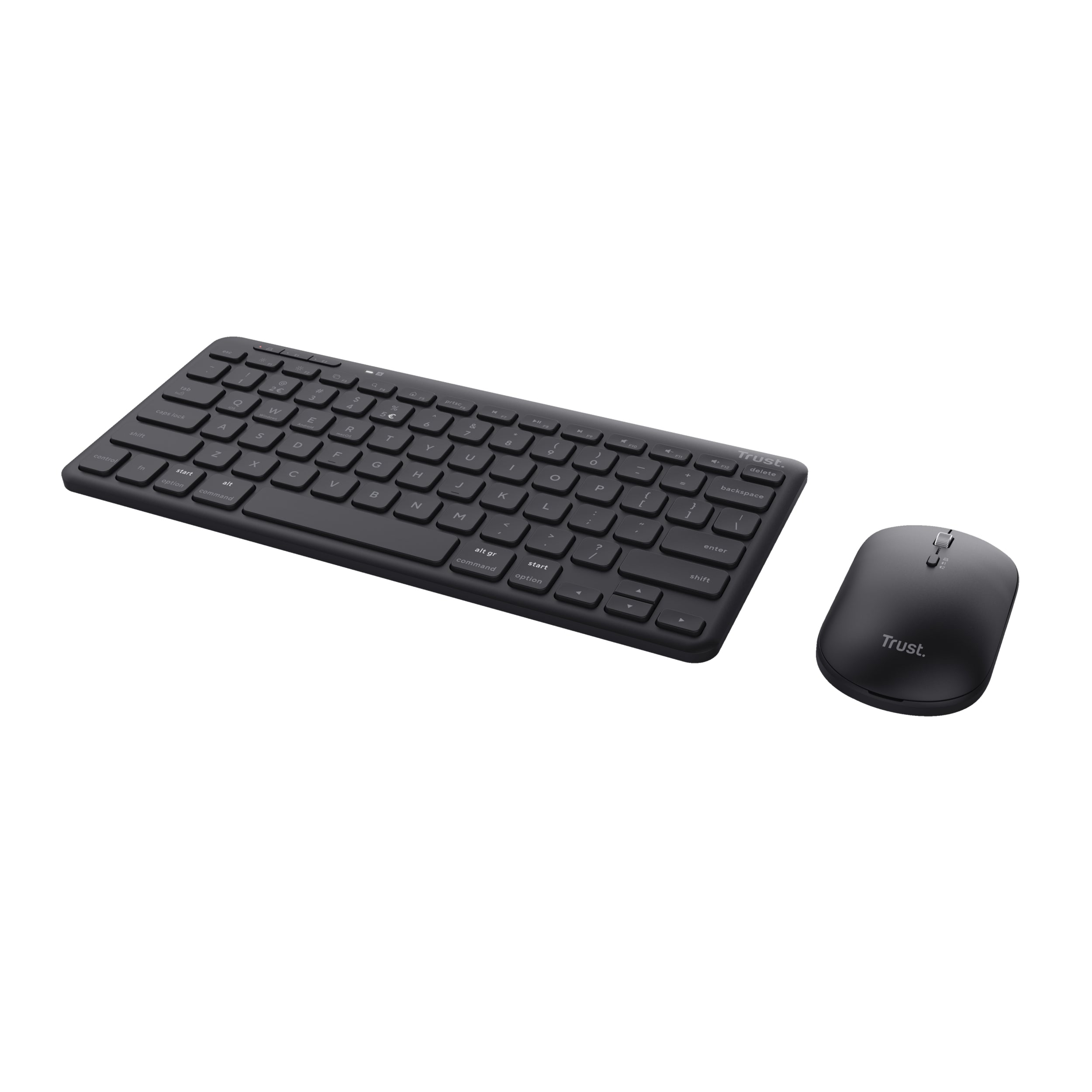 TRUST Pack clavier & souris sans fil LYRA Bluetooth - noir (FR)