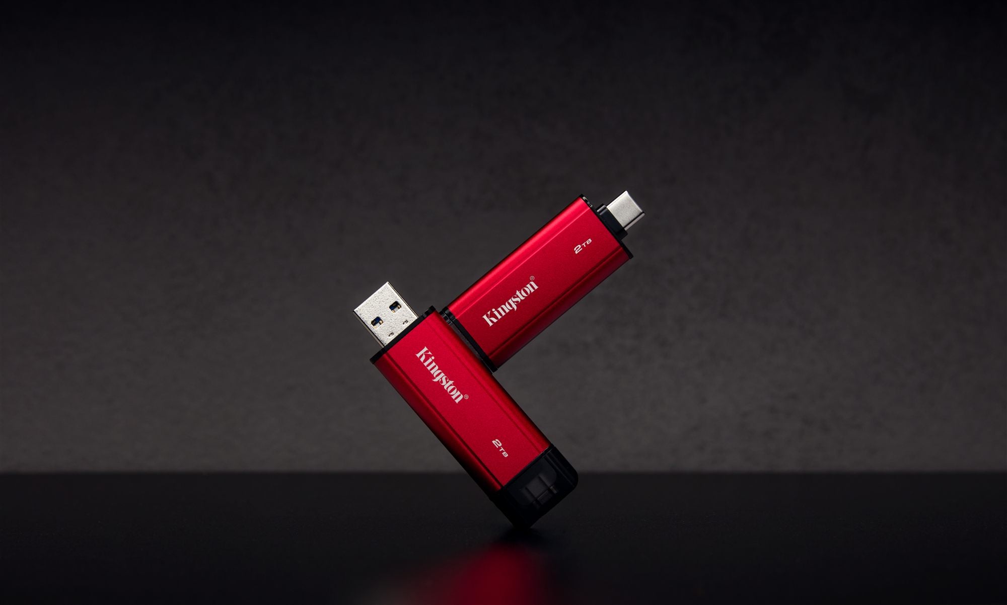 KINGSTON 2To Dual USB-A/C Portable SSD Up to 1050Mo/s USB 3.2 Gen 2