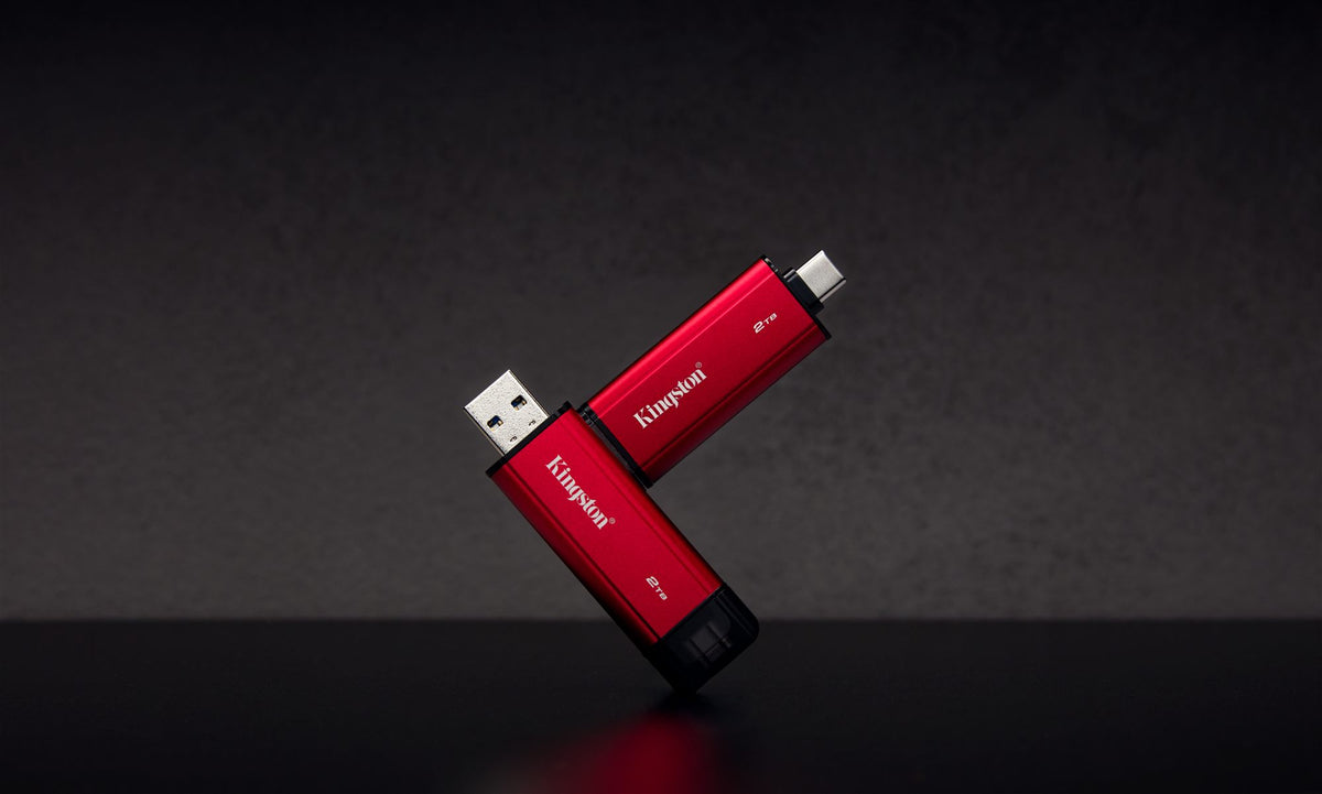 KINGSTON 2To Dual USB-A/C Portable SSD Up to 1050Mo/s USB 3.2 Gen 2