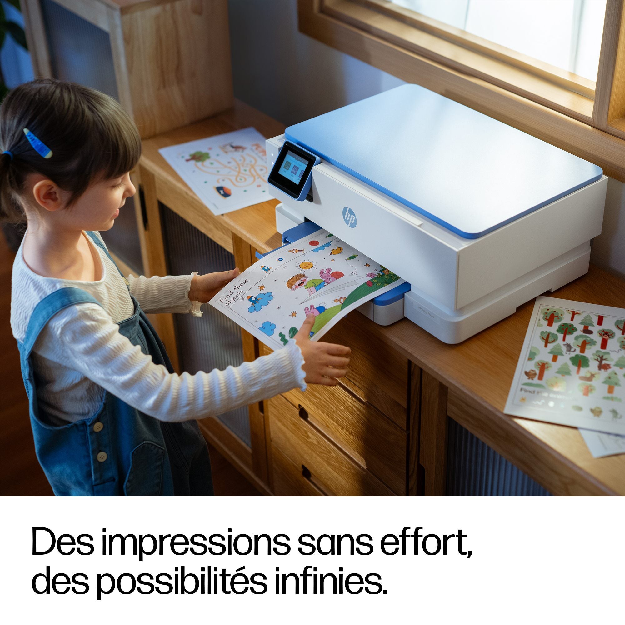 HP Envy Photo 7231 All-in-One Color Inkjet 10ppm Print Scan Copy Photo Printer USB 2.0 Wi-Fi