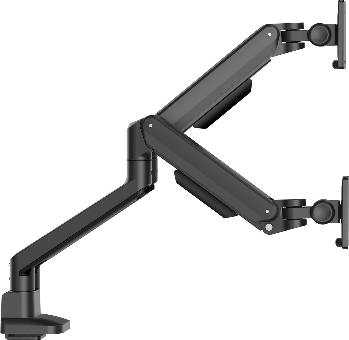 DS4002C-B1 Dual Gas Spring Desk Mount wi