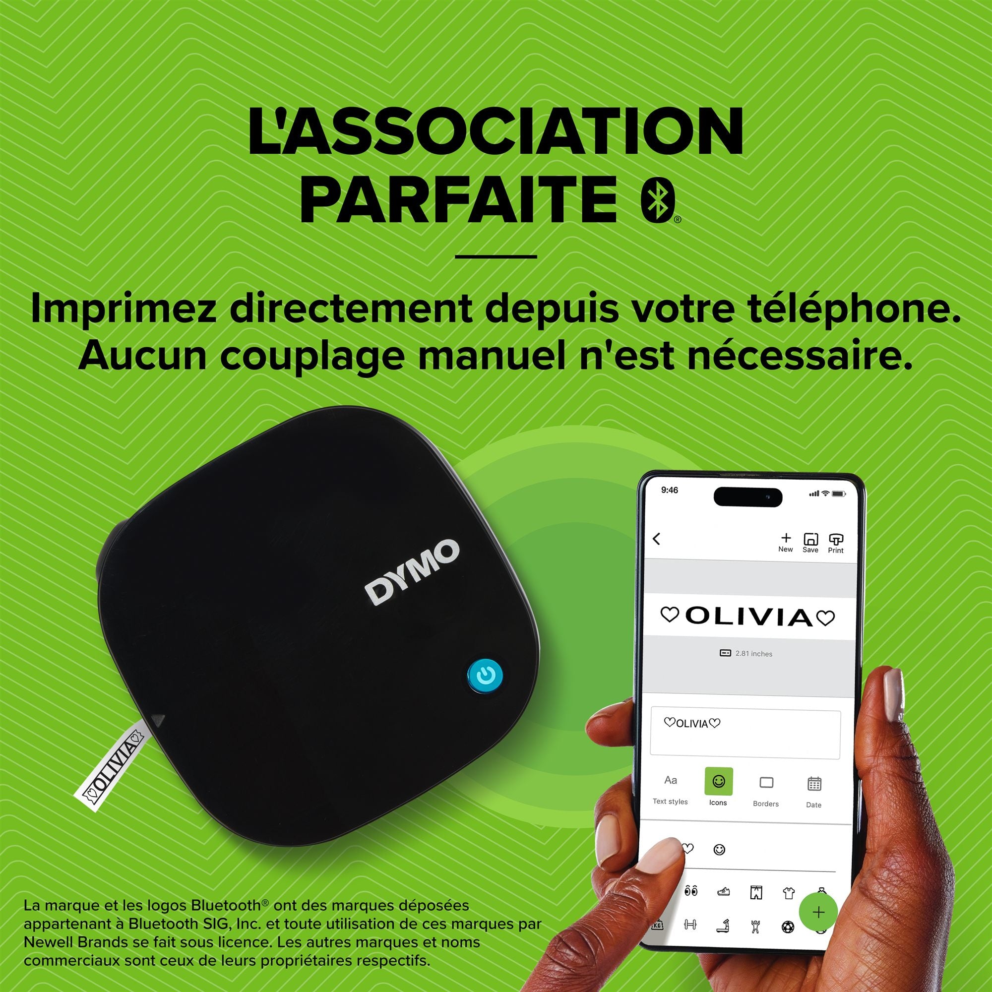 DYMO Etiqueteuse LetraTag 200B Bluetooth