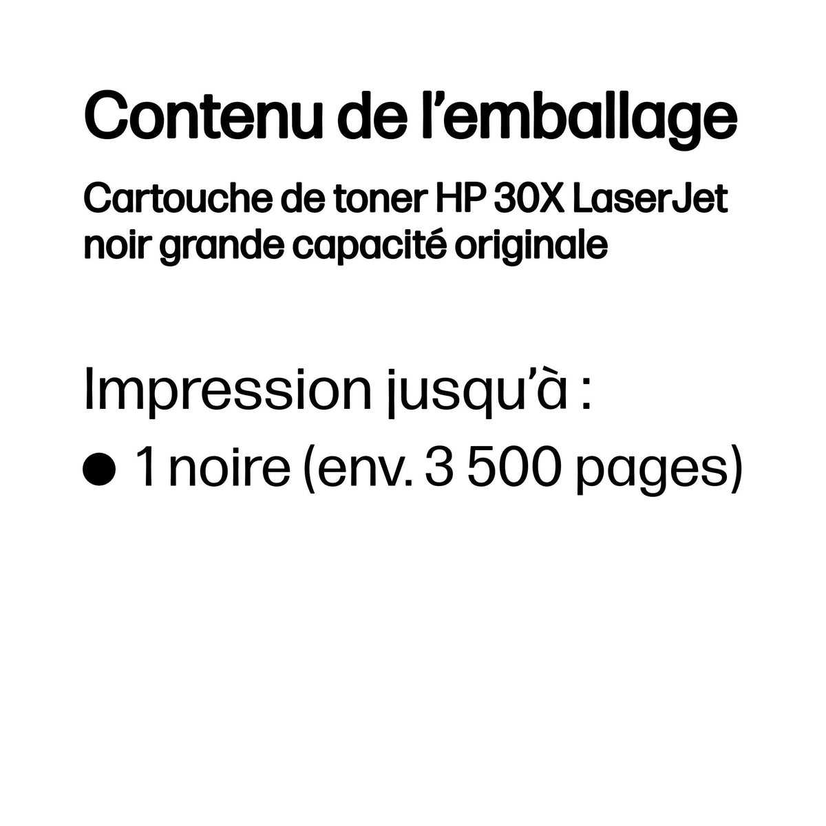 HP 30X original High Capacity LaserJet Toner cartridge CF230X Black XL