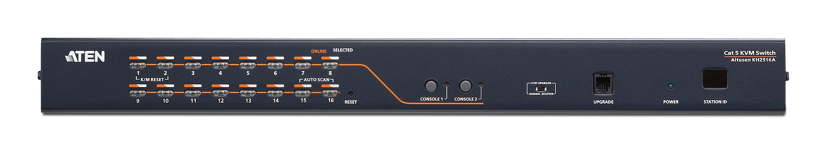 Aten KH2516A KVM Altusen CAT5 16 ports Double Console