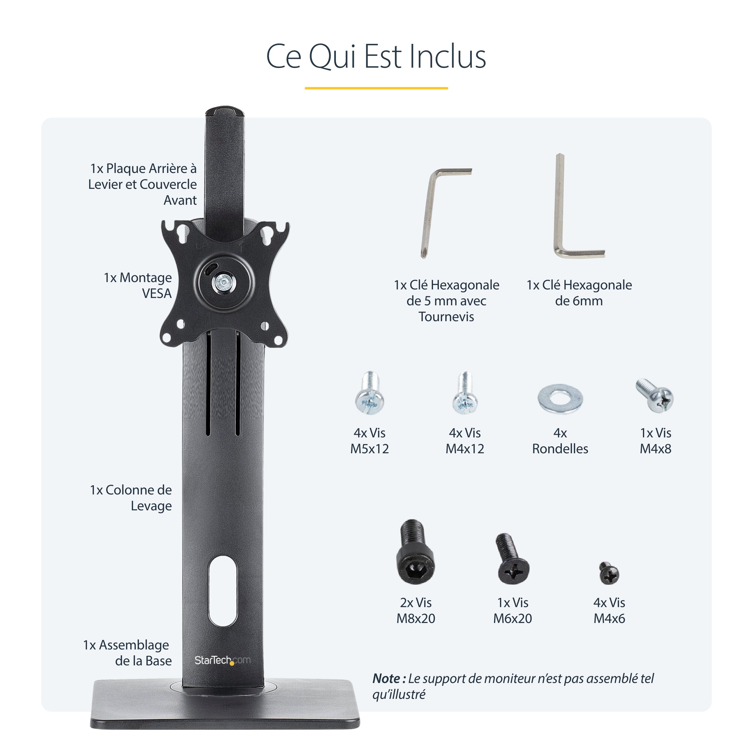 Free Standing Single Monitor Mount/Stand
