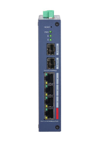 DAHUA- Switch indus. 4 ports PoE (90W), 2 SFP - CHS4206-4ET-