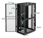 APC NetShelter SX Nwking Encl Gen2 42U