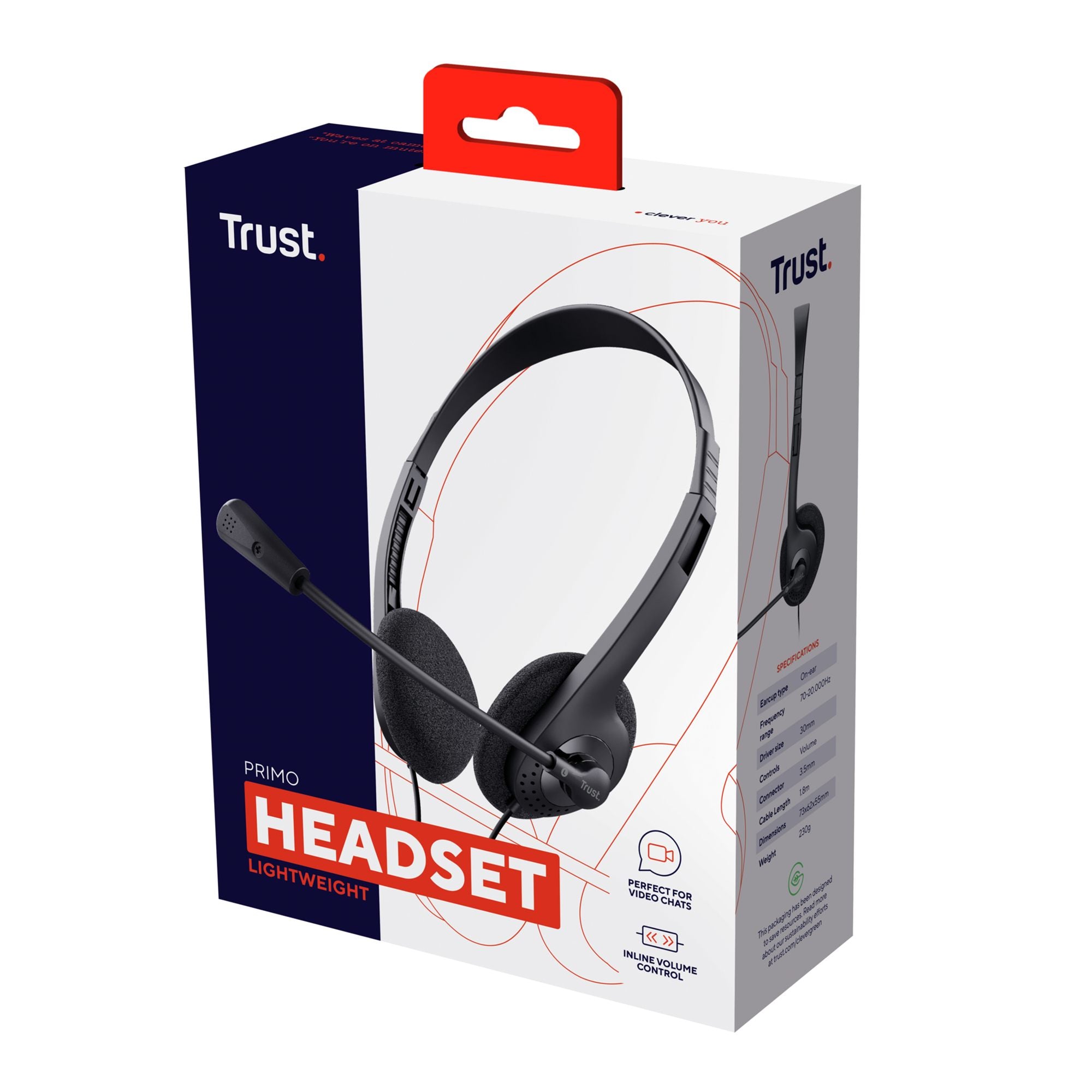 TRUST Casque-micro PRIMO pour ordinateur