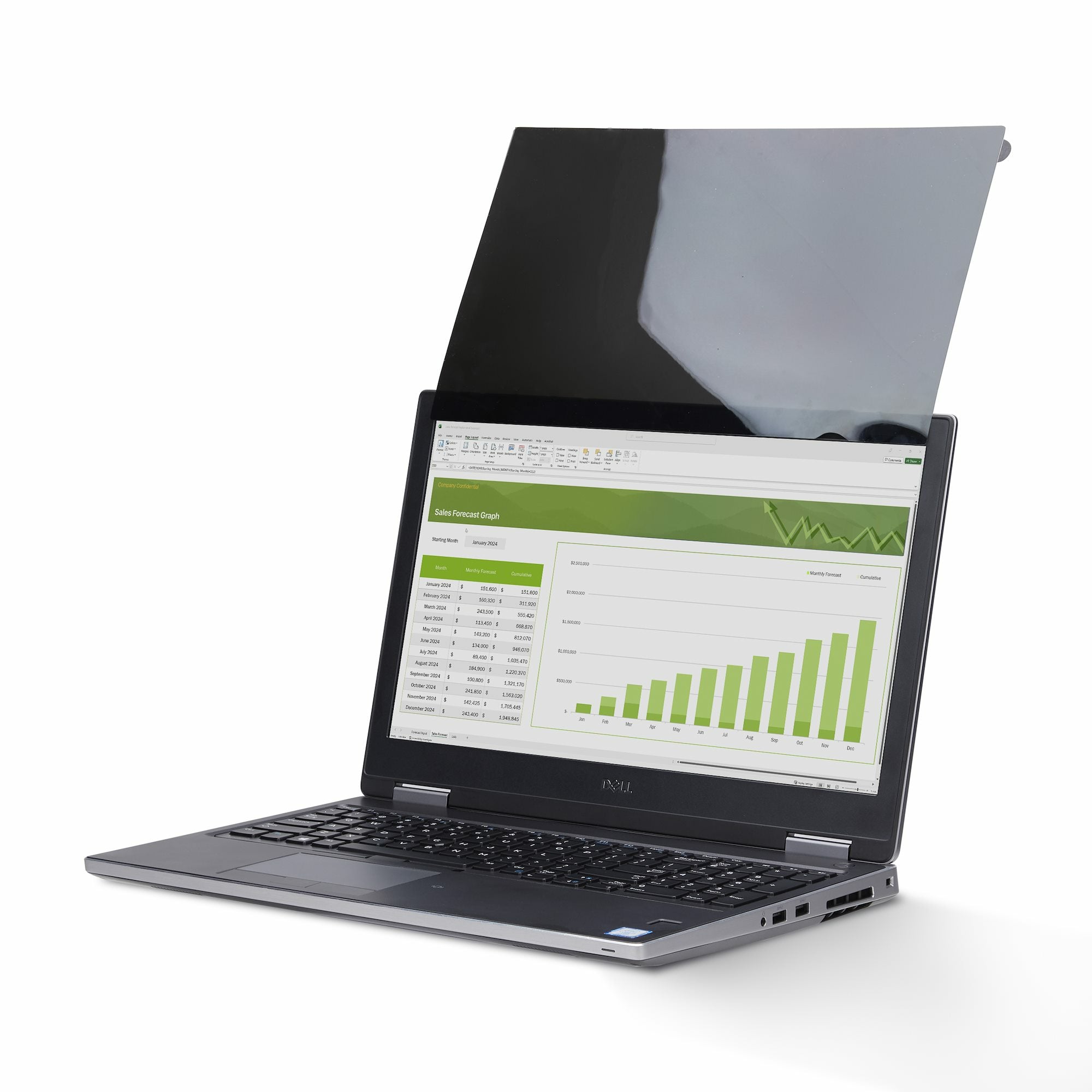 12.1" 16:10 Laptop Touch Privacy Screen