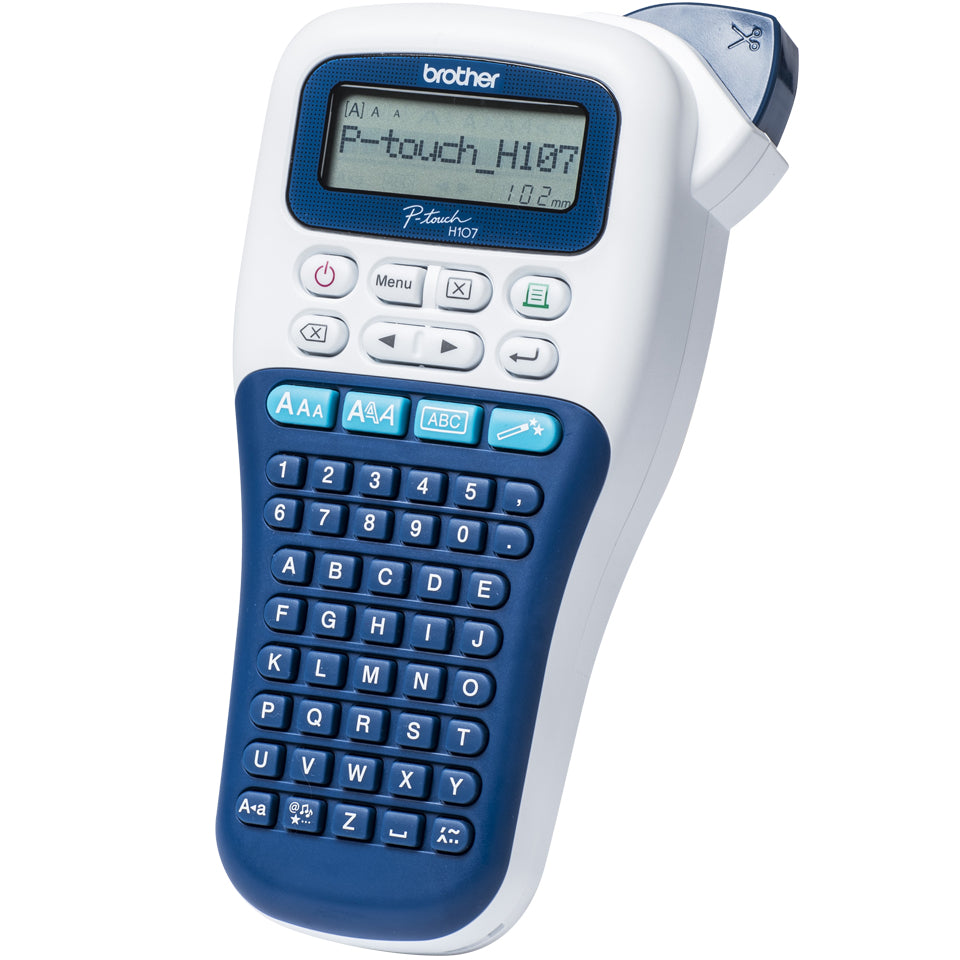 Brother PT-H107B imprimante pour étiquettes Transfert thermique 180 x 180 DPI 20 mm/sec TZe ABC