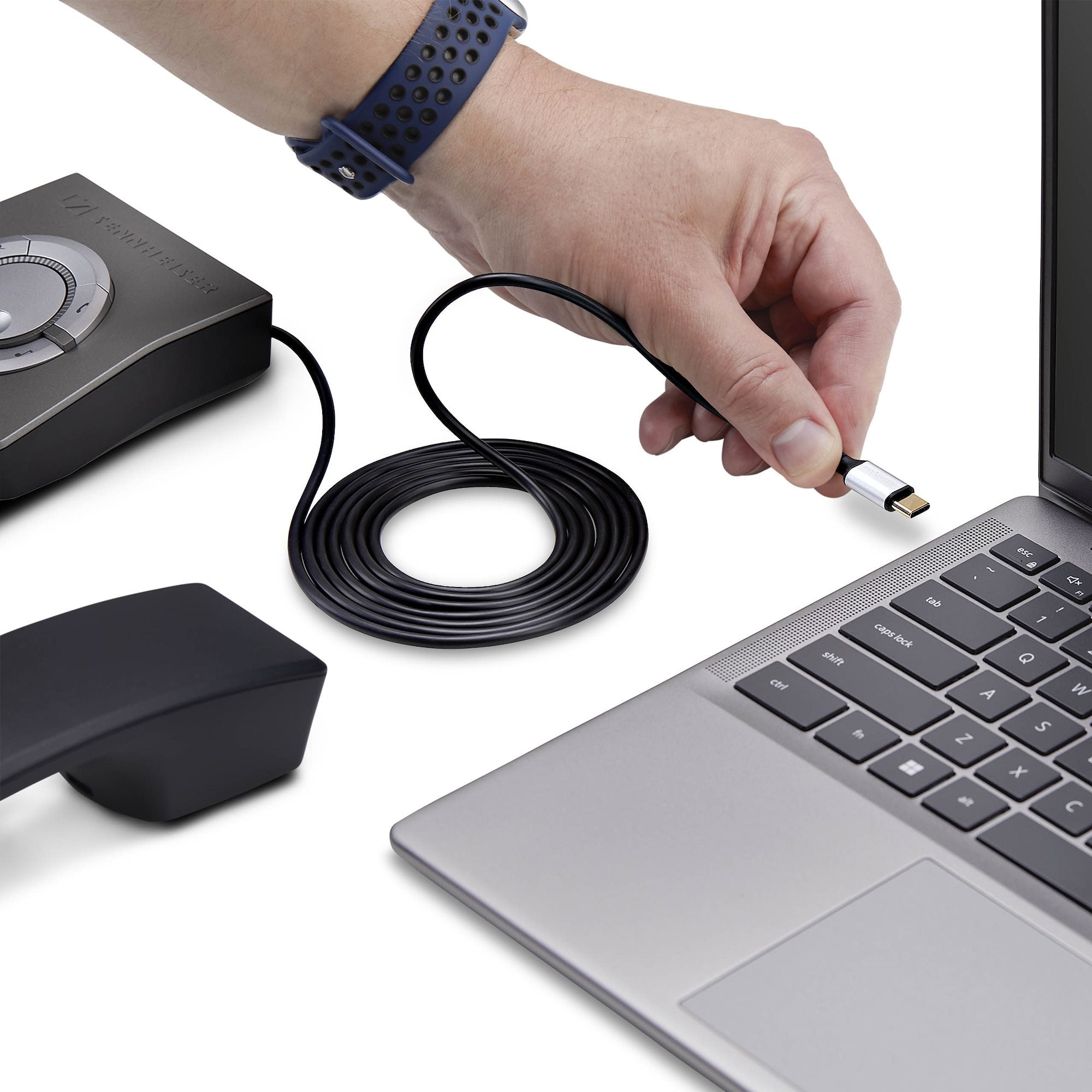 USB-C to RJ9 Adapter for Handset/Headset