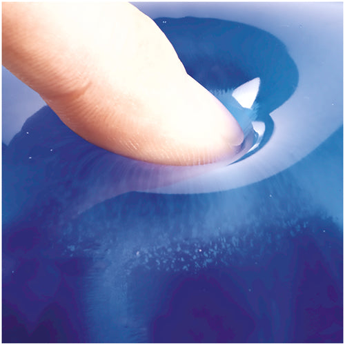 FELLOWES Tapis de souris - Repose-poignet Gel Crystal™ Bleu