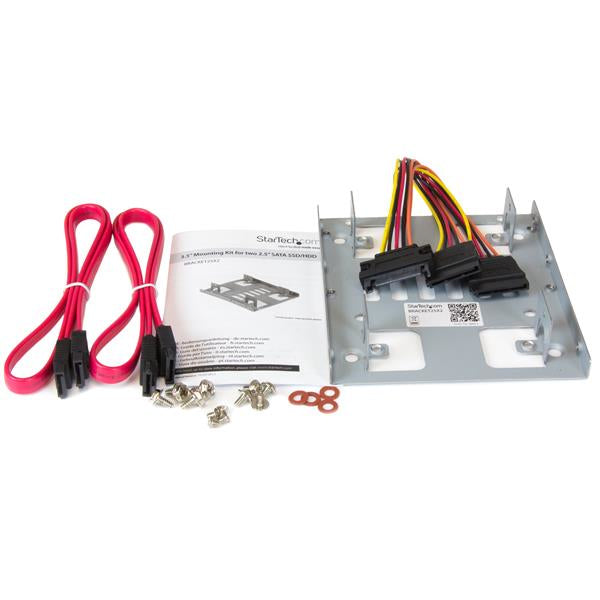 Dual 2.5 SATA HDD to 3.5 Mount Bracket