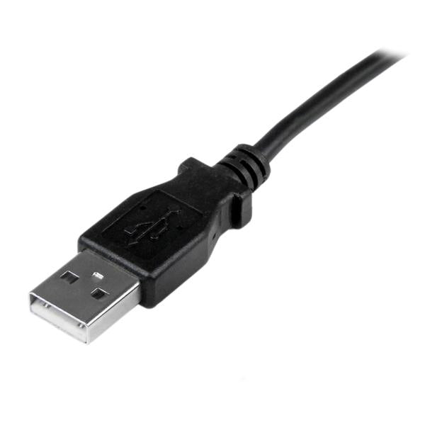1m USB to Up Angle Mini USB Cable