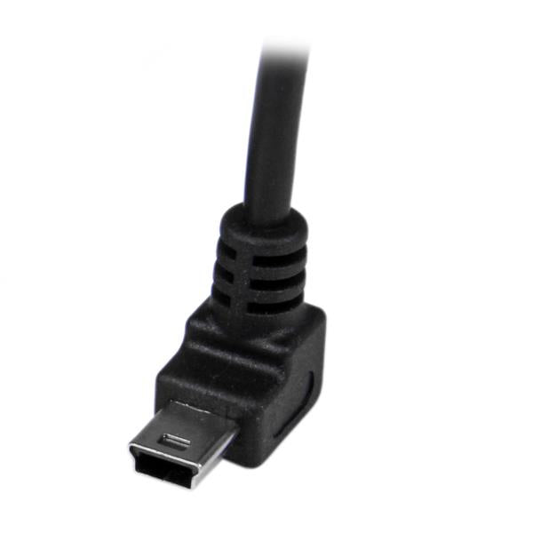 1m USB to Up Angle Mini USB Cable