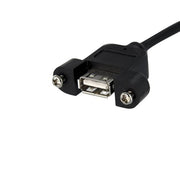 1ft Motherboard to Panel Mount USB Cable