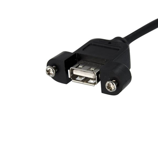 1ft Motherboard to Panel Mount USB Cable