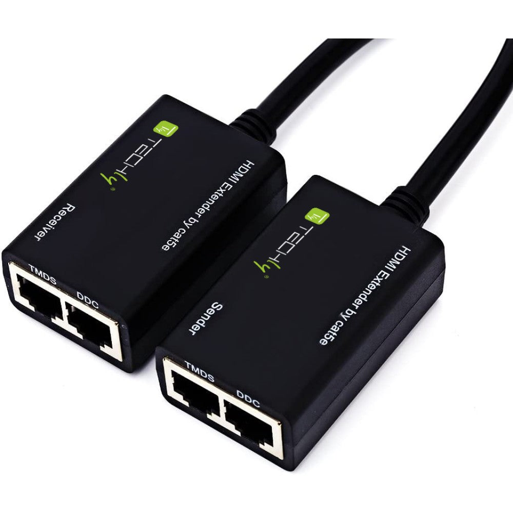 Techly IDATA EXT-E30D Extendeur HDMI 1080p60Hz jusqu'a 30m sur câble Cat5e/6