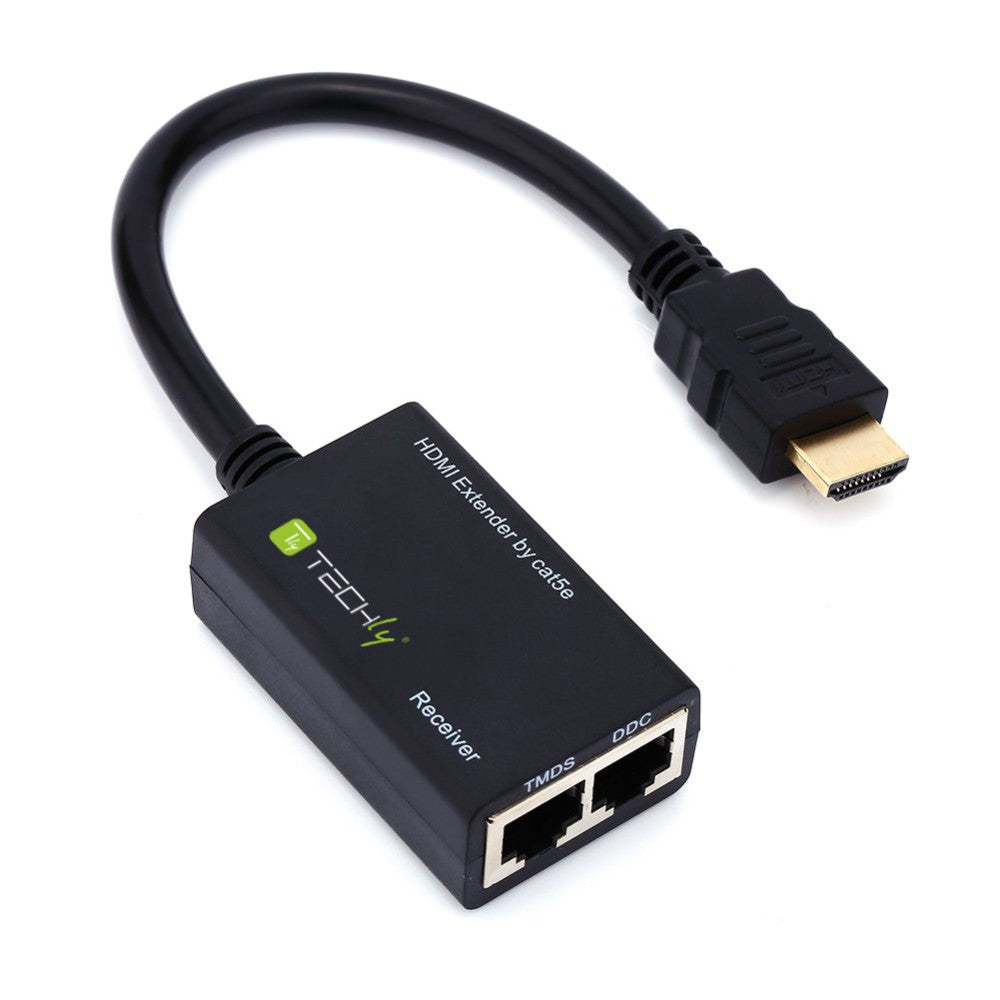 Techly IDATA EXT-E30D Extendeur HDMI 1080p60Hz jusqu'a 30m sur câble Cat5e/6