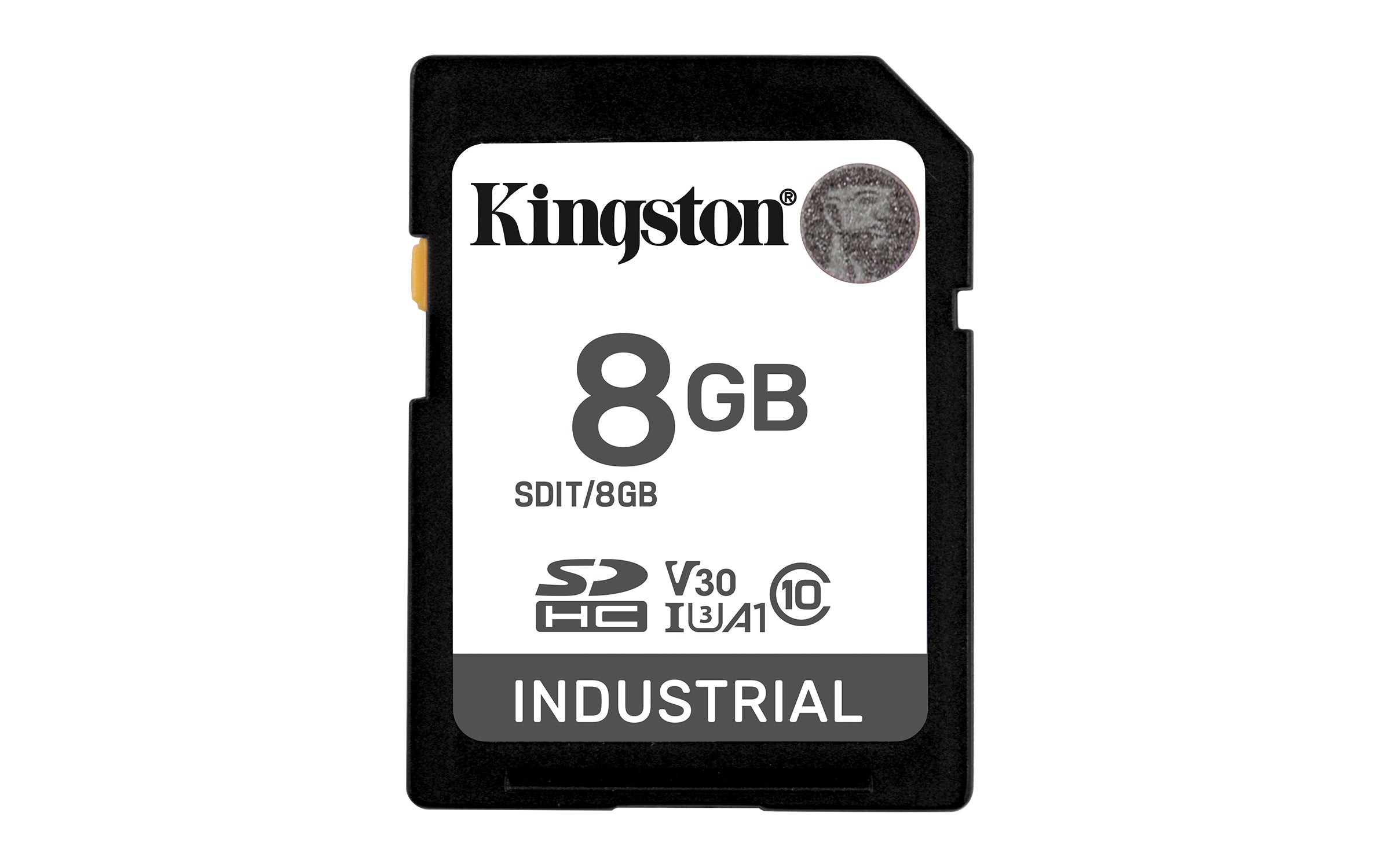 KINGSTON 8Go SDHC Industrial -40C to 85C C10 UHS-I U3 V30 A1 pSLC