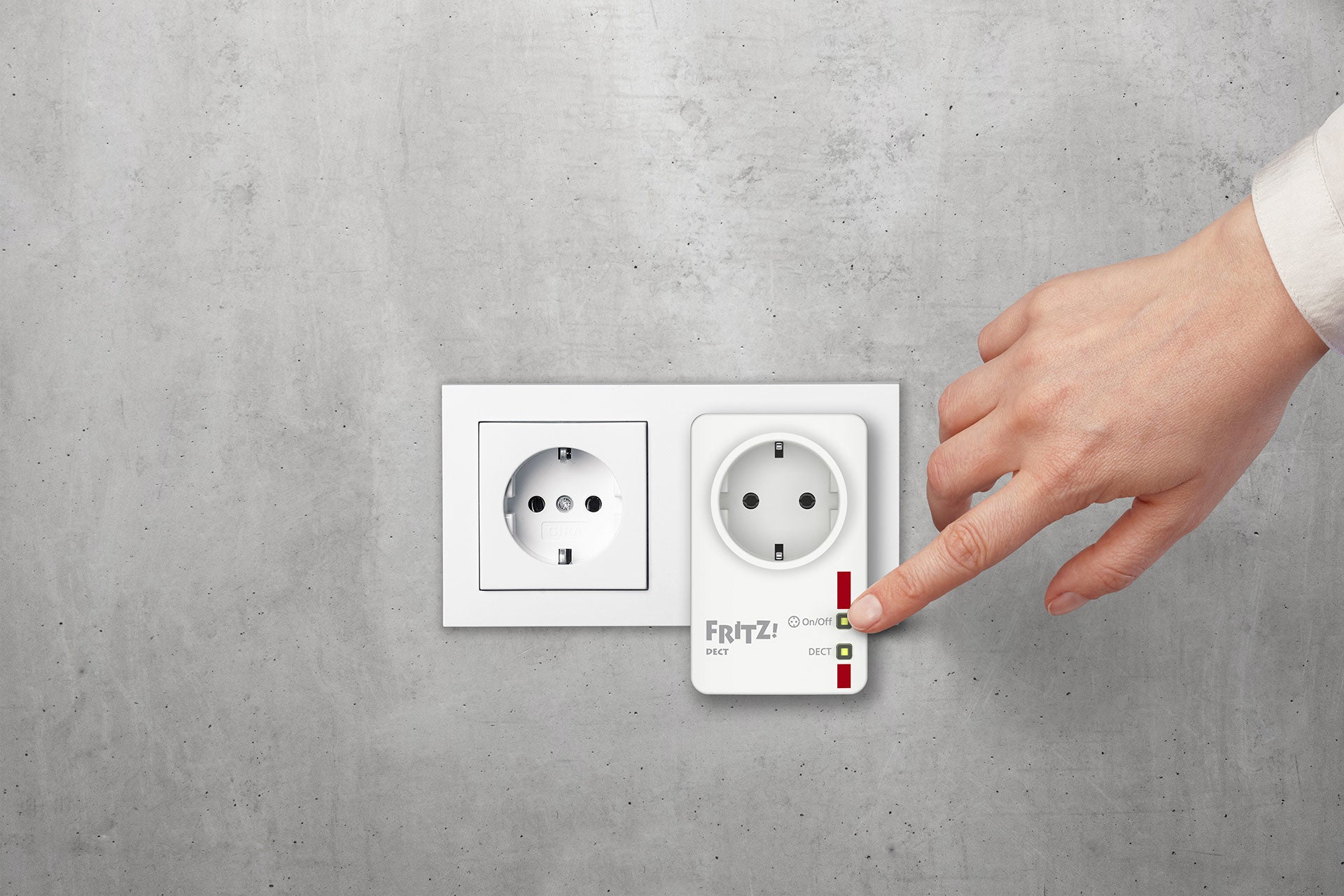 FRITZ!DECT 200, DE Blanc Programmateur journalier/hebdomadaire