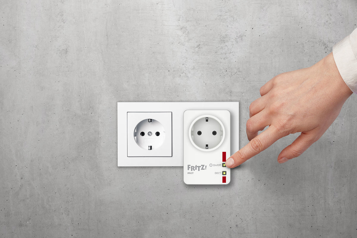 FRITZ!DECT 200, DE Blanc Programmateur journalier/hebdomadaire