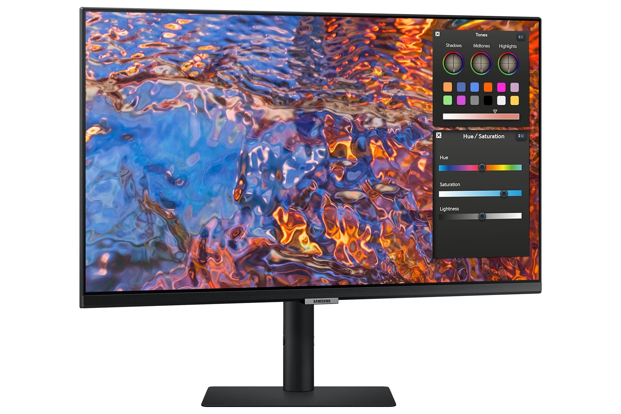 SAMSUNG LS27B800PXPXEN 27p 16:9 3840x2160 IPS 5ms HDR400 HAS/Swivel/Pivot/Tilt HDMI/DP/USB-C 90W/LAN USB3 Hub VESA 100